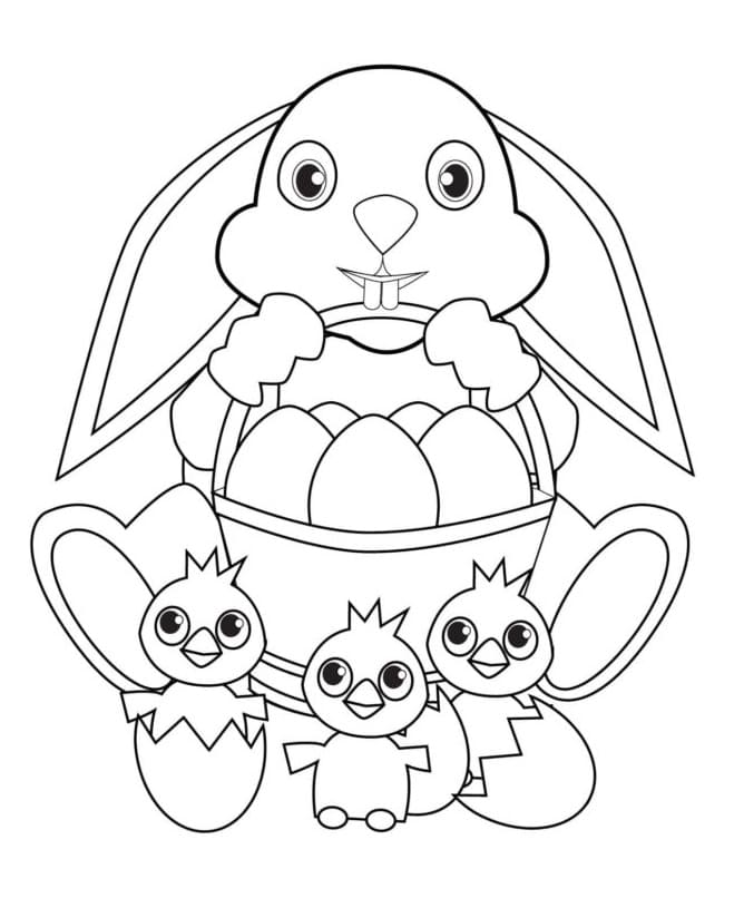 Coloriage Pâques Pour Enfants