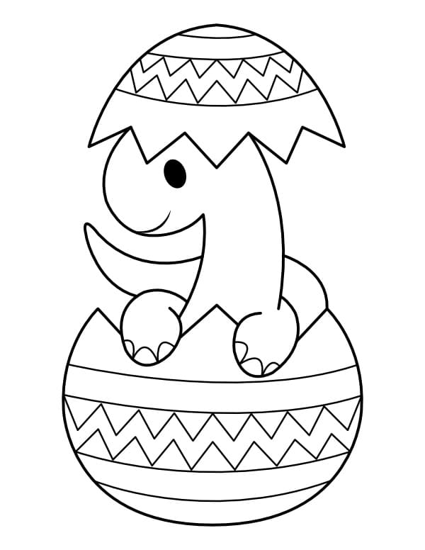 Coloriage Pâques Pour les Enfants de 3 Ans