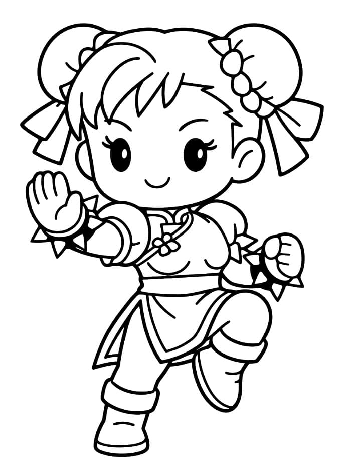 Coloriage Street Fighter Gratuit