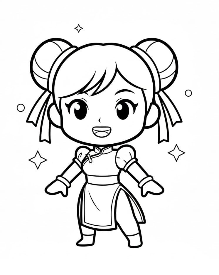 Coloriage Street Fighter Imprimable Gratuit