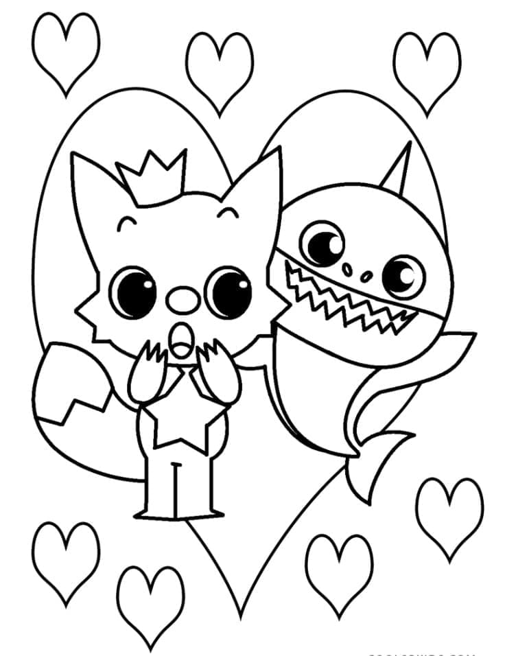 Coloriage Baby Shark