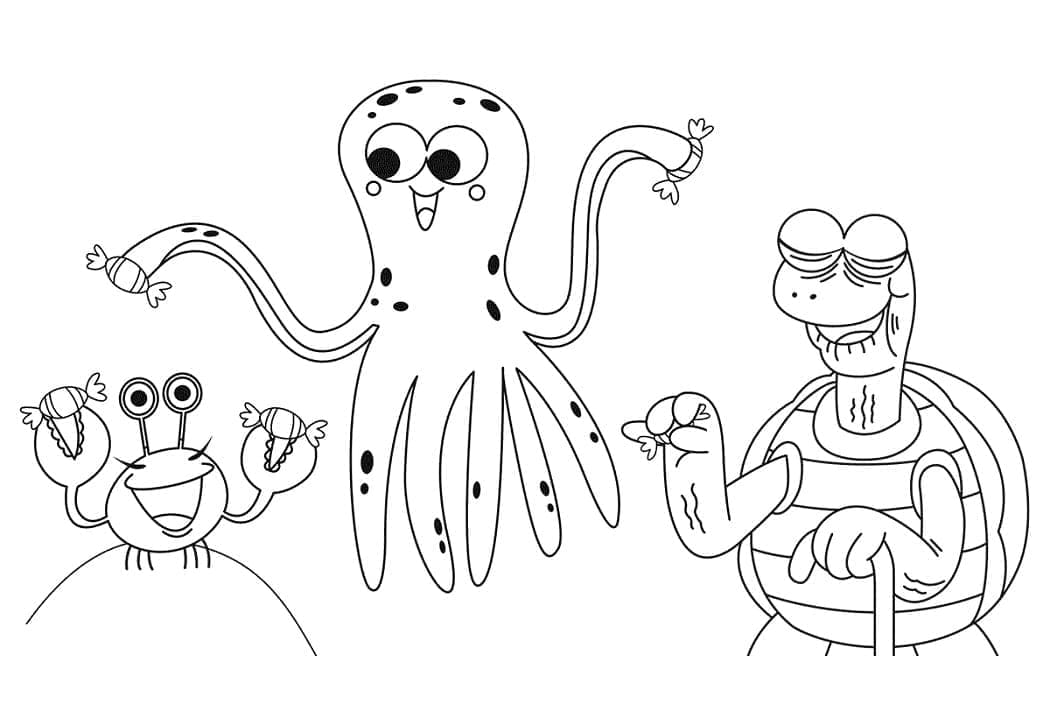 Coloriage Dessin de Baby Shark Gratuit