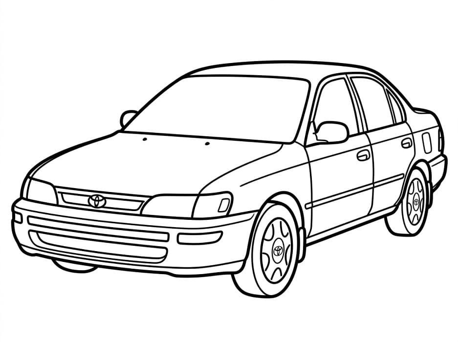 Coloriage Dessin de Toyota