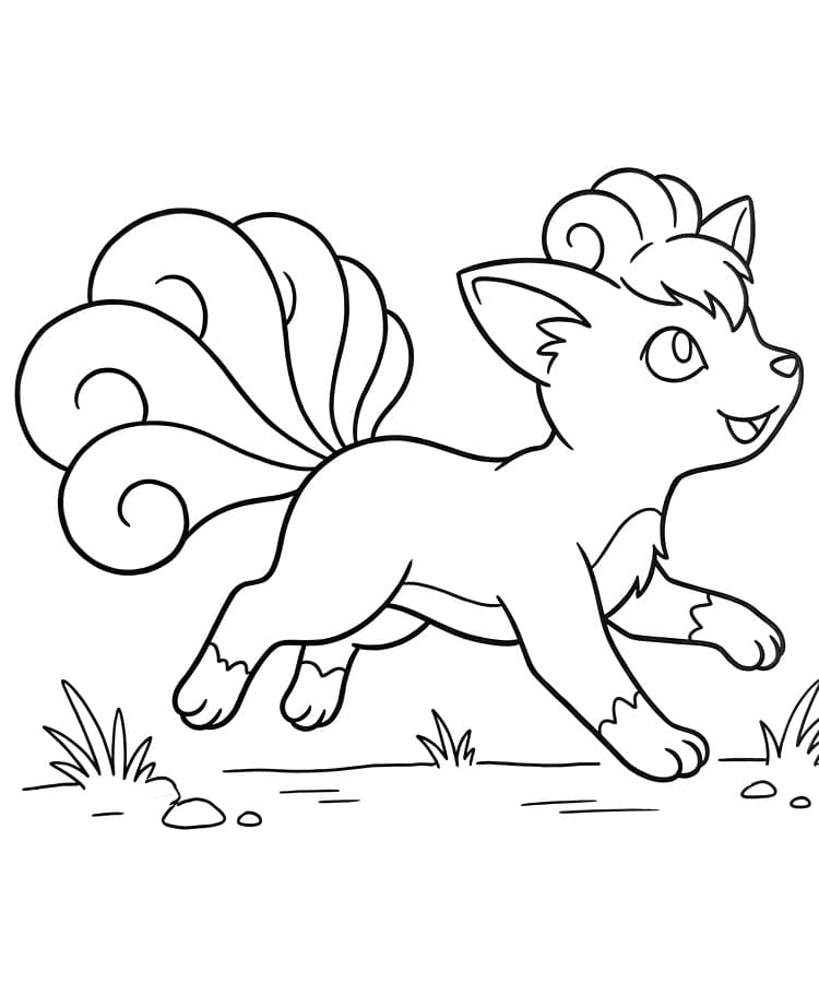 Coloriage Goupix Joyeux