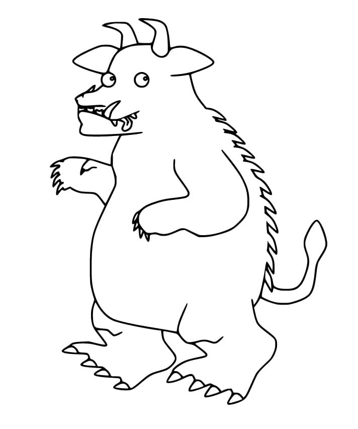 Coloriage Gruffalo Gratuit Pour les Enfants
