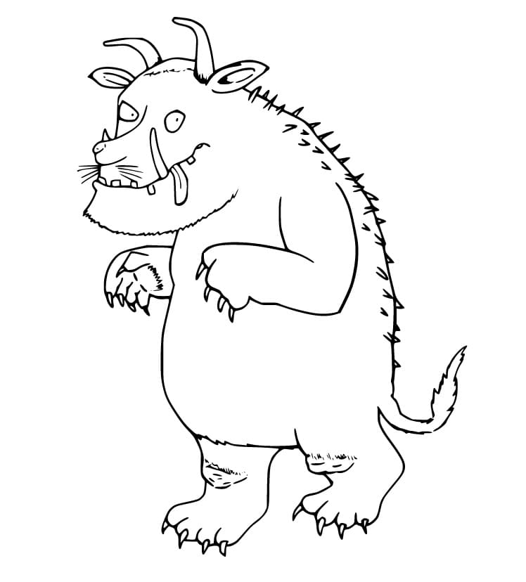 Coloriage Gruffalo Imprimable Pour les Enfants