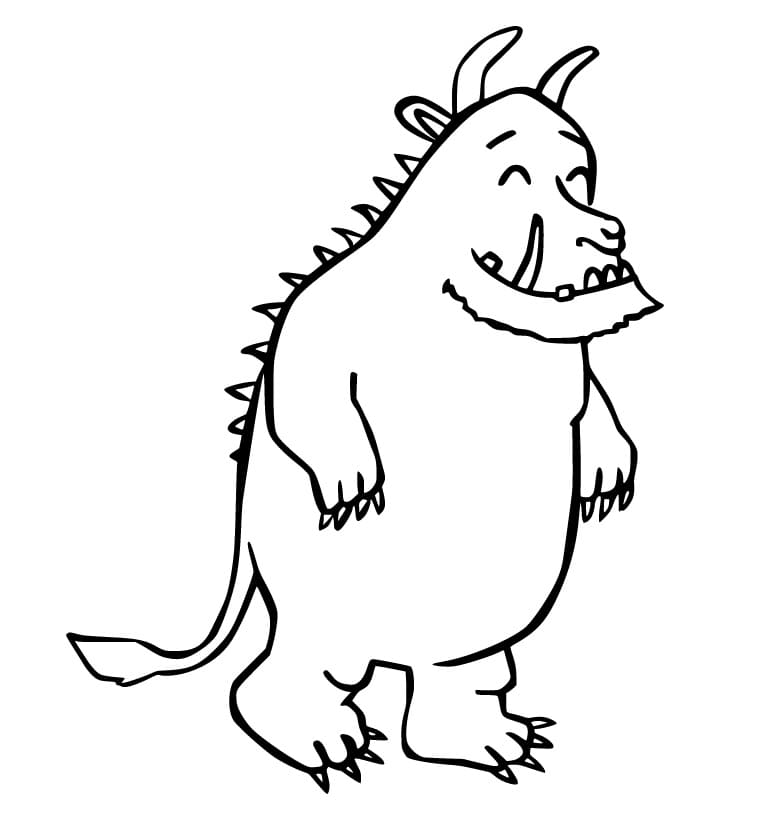 Coloriage Gruffalo Pour Enfants