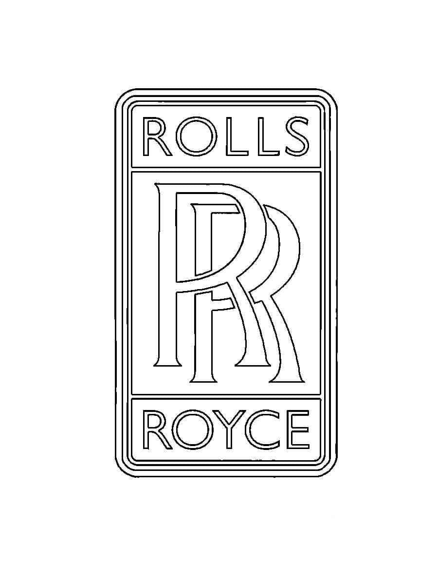 Coloriage Logo Rolls-Royce
