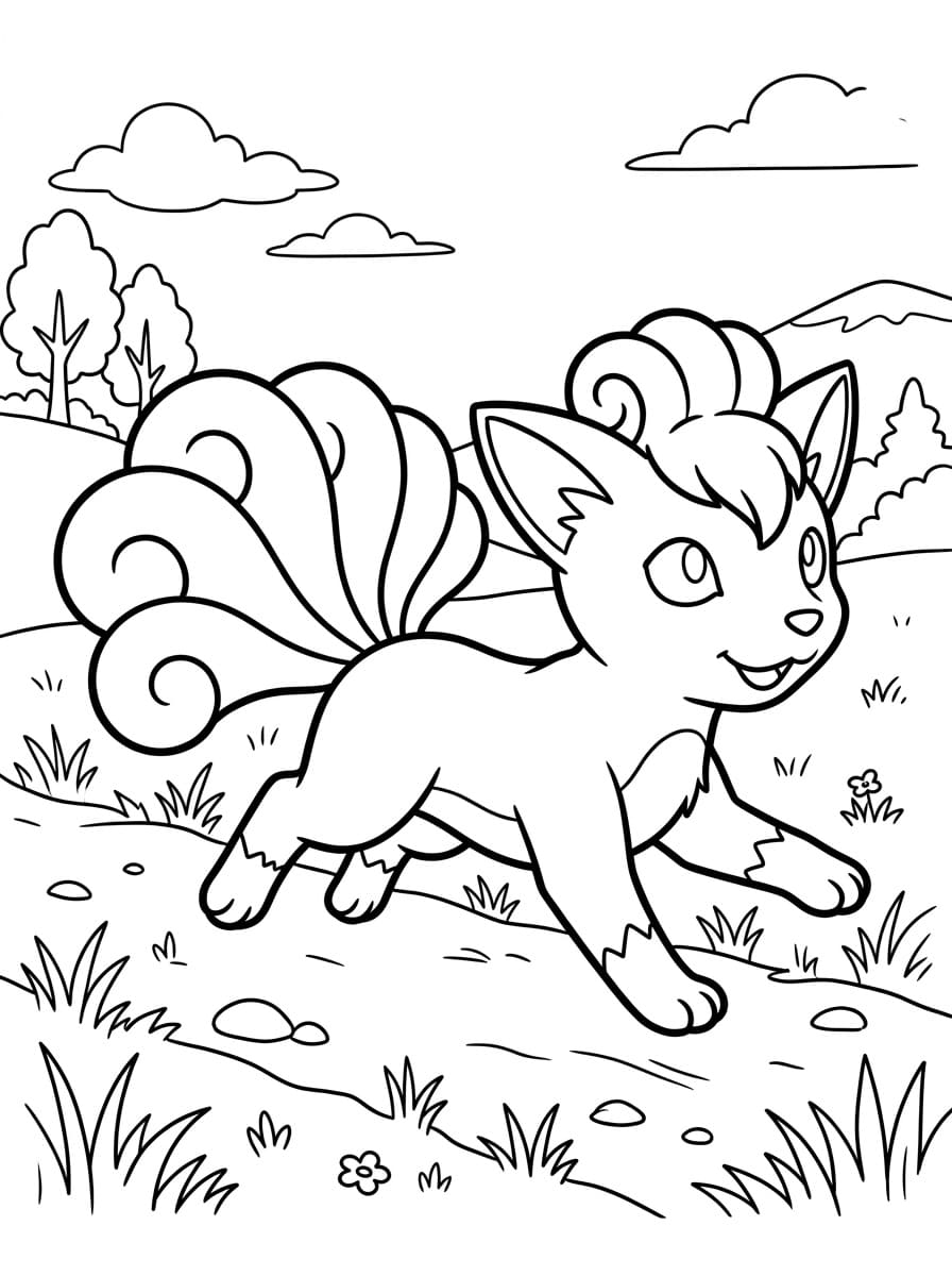 Coloriage Petit Goupix