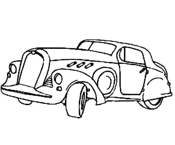 Coloriage Rolls-Royce Imprimable Gratuit
