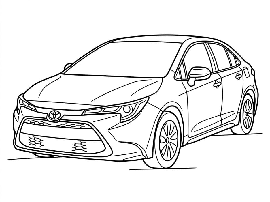 Coloriage Toyota
