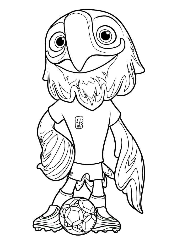 Coloriage Clutch Coupe du Monde 2026