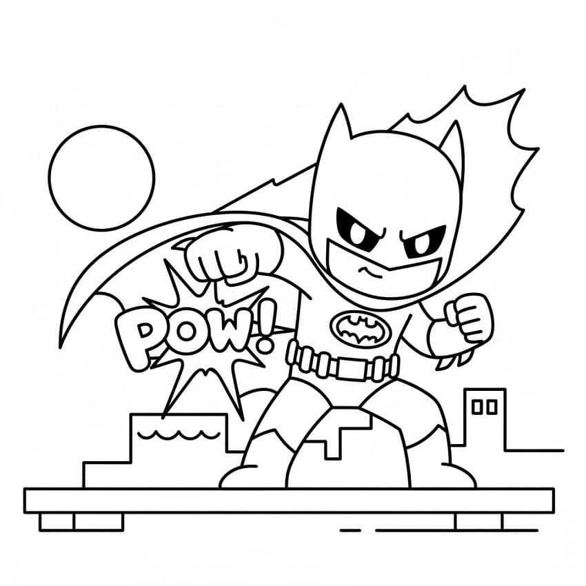 Coloriage Dessin Gratuit de Justice League