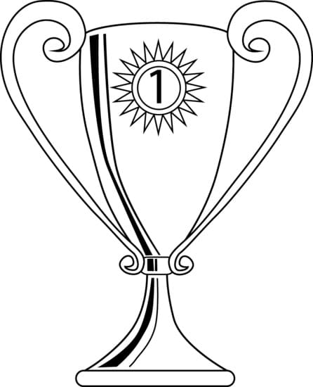 Coloriage Dessin Gratuit de Trophée