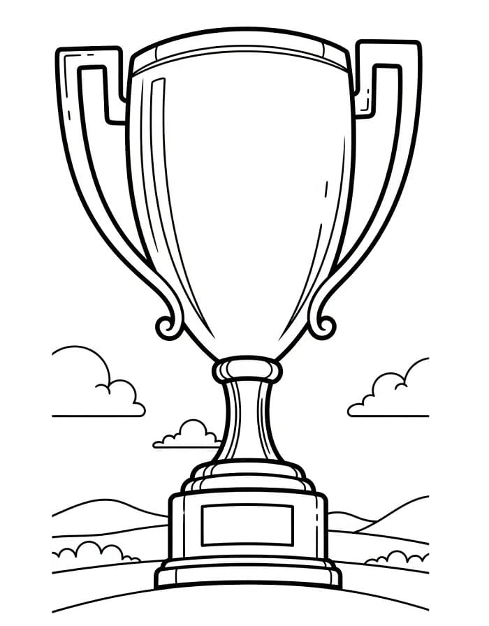Coloriage Grand trophée
