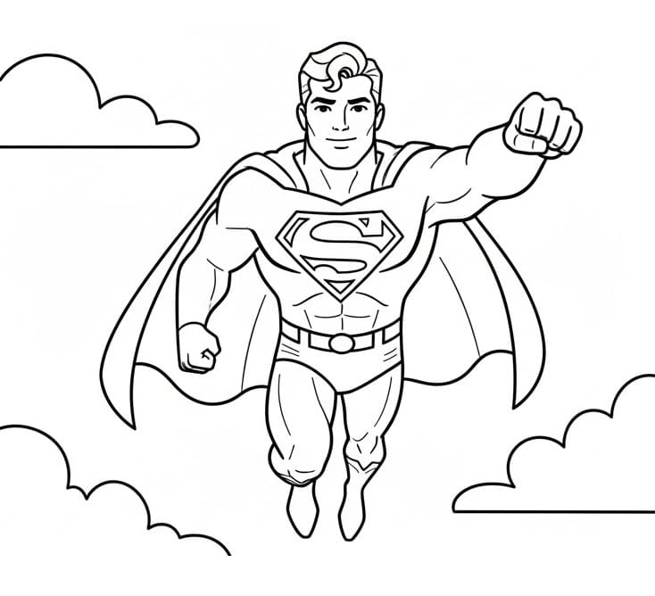Coloriage Gratuit Justice League