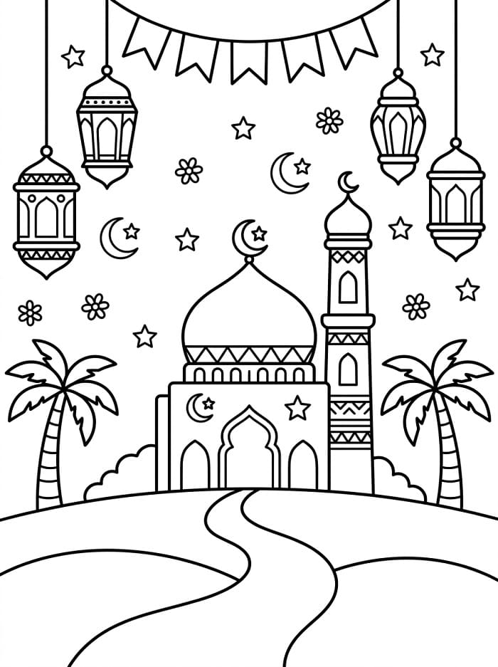 Coloriage Gratuit Mawlid