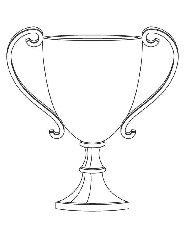 Coloriage Imprimable Gratuit Trophée