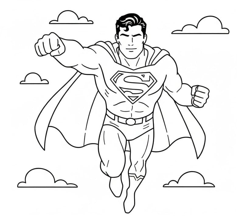 Coloriage Imprimable Justice League