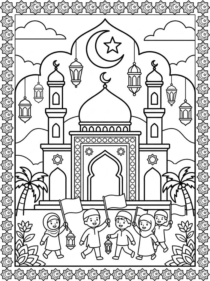 Coloriage Imprimable Mawlid
