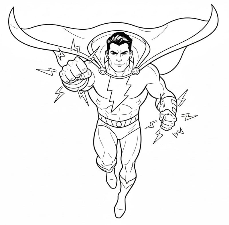 Coloriage Justice League 4