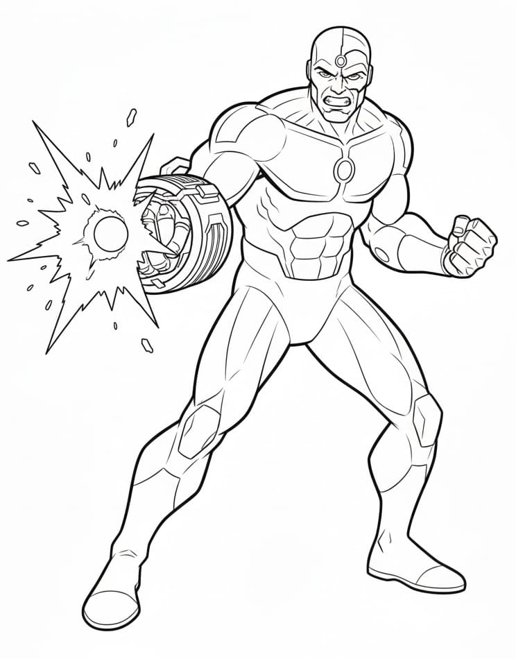 Coloriage Justice League Pour les Enfants de 2 Ans