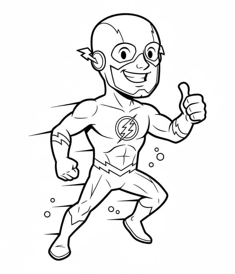 Coloriage Justice League Pour les Enfants de 4 Ans