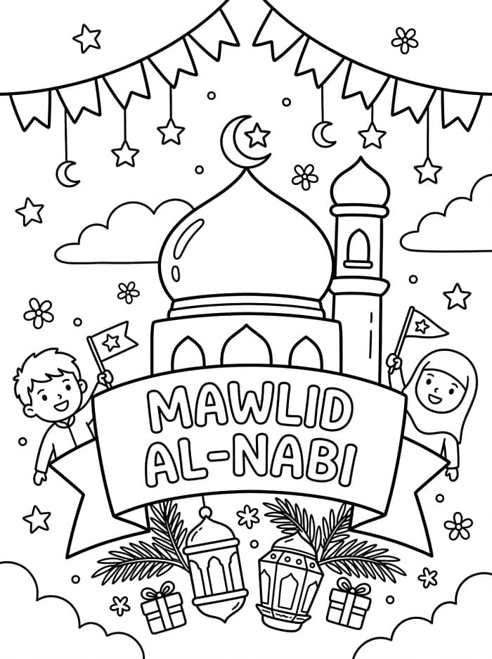 Coloriage Le Mawlid