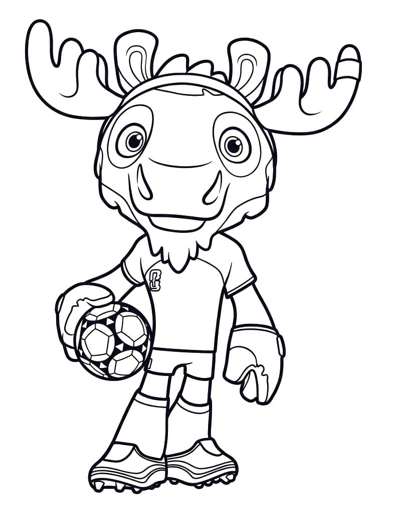 Coloriage Maple Coupe du Monde 2026