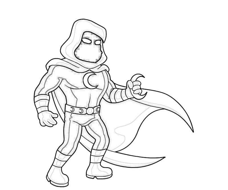 Coloriage Petit Moon Knight