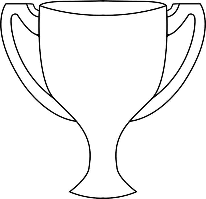 Coloriage Trophée Imprimable Gratuit