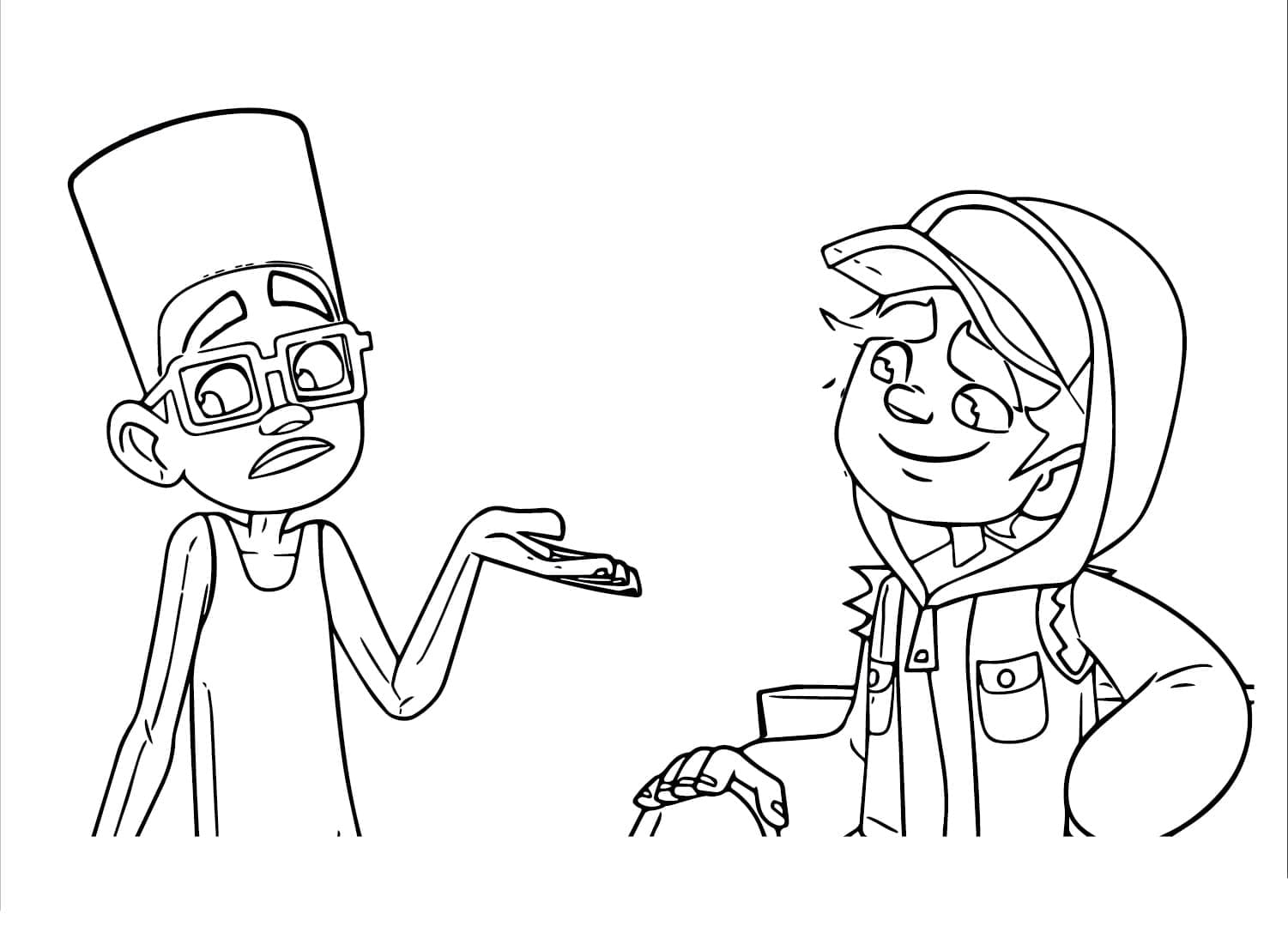 Coloriage Gratuit Subway Surfers Pour les Enfants