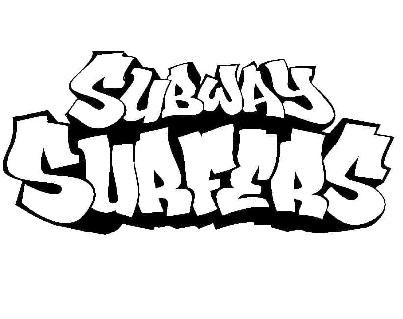 Coloriage Subway Surfers Pour les Enfants de 3 An
