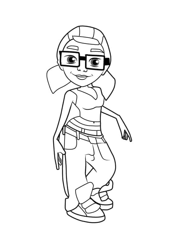 Coloriage Tricky Subway Surfers