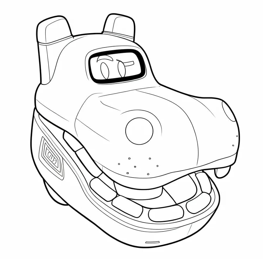 Coloriage Atlas dans Toy Story 5