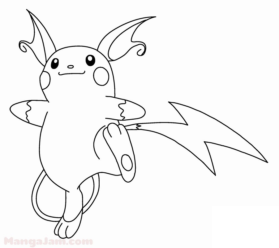 Coloriage Dessin de Raichu