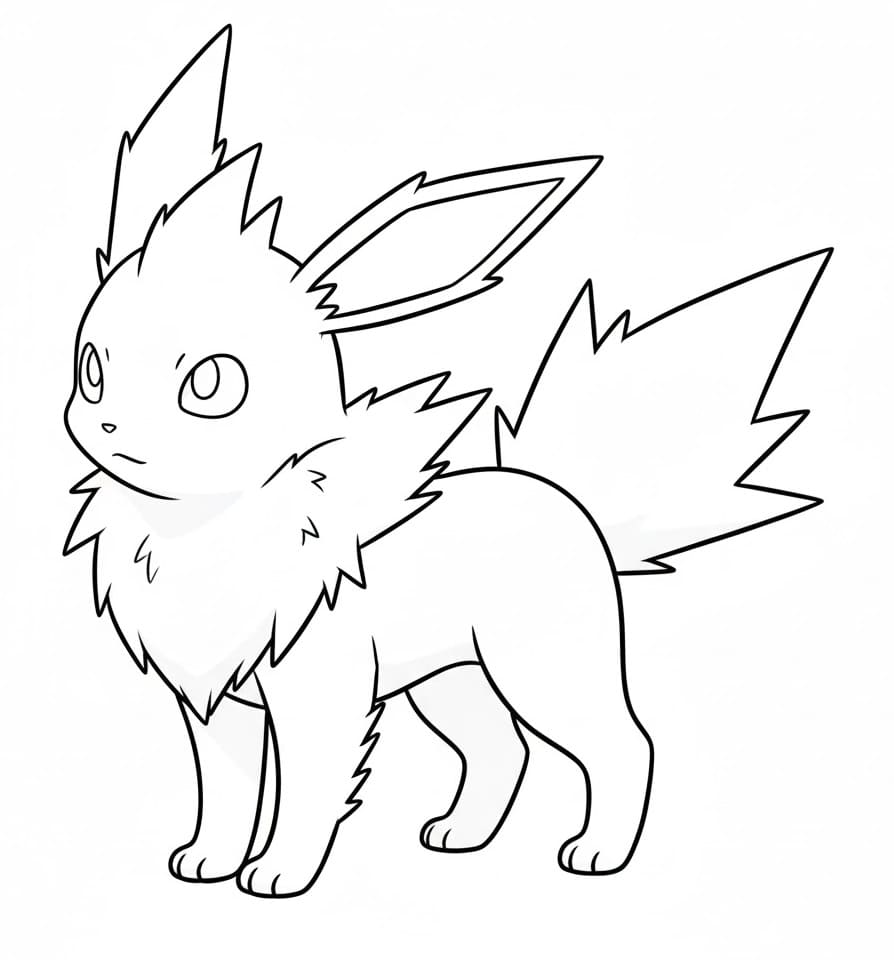 Coloriage Dessin de Voltali Gratuit
