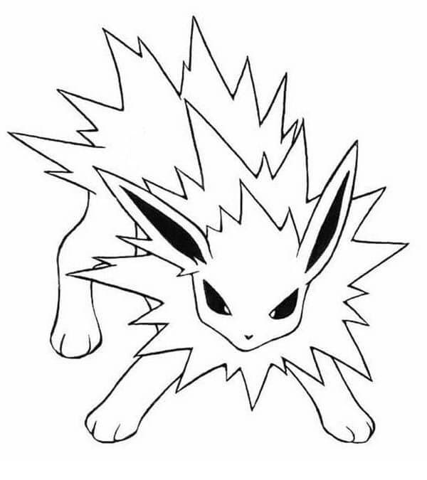 Coloriage Dessin Gratuit de Voltali