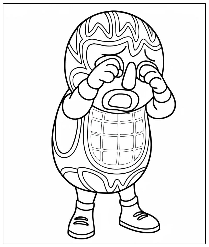 Coloriage Dr Nutcase de Toy Story 5