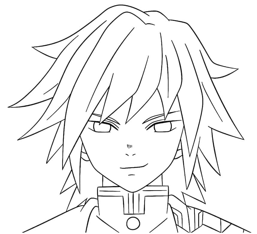 Coloriage Imprimable Giyu Tomioka