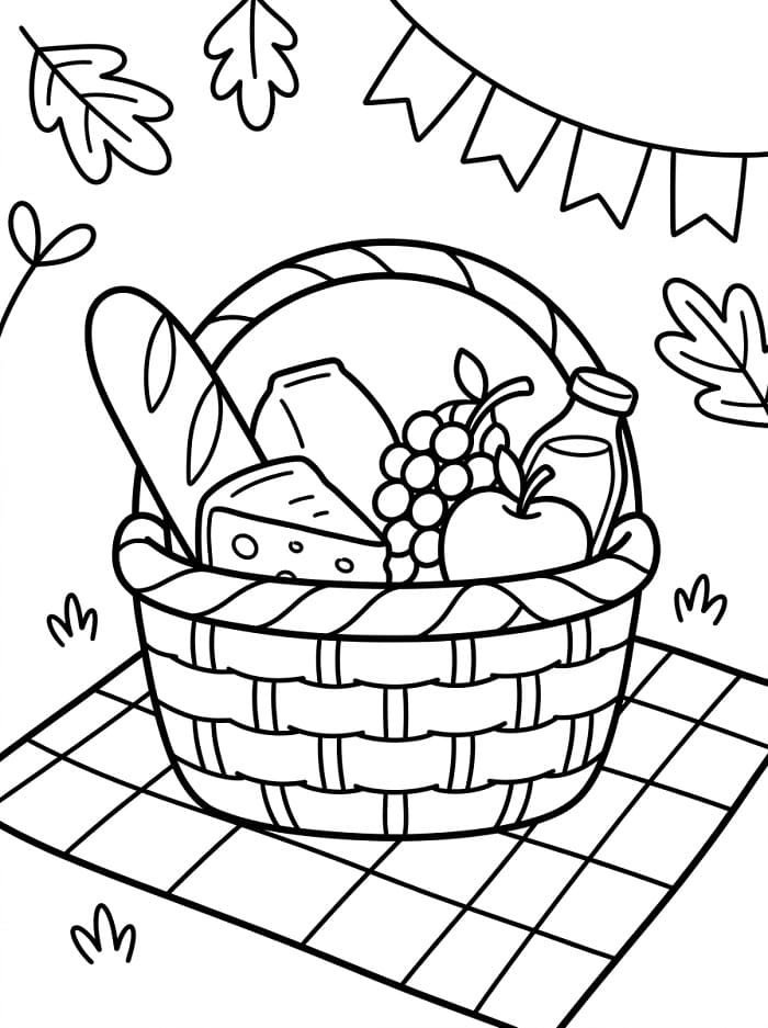Coloriage Imprimable Gratuit Fête de la Gastronomie