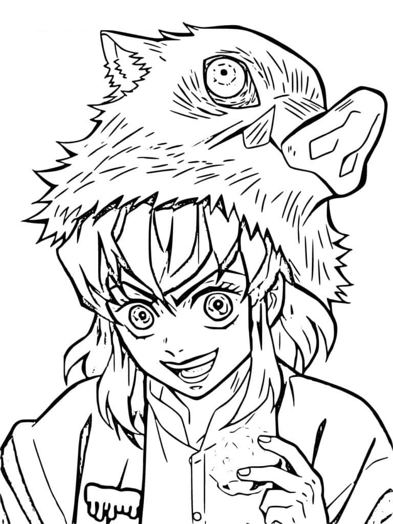 Coloriage Inosuke Gratuit