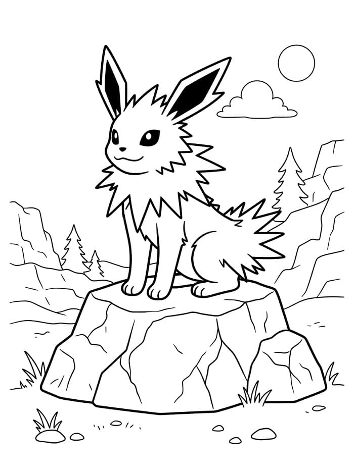 Coloriage Voltali