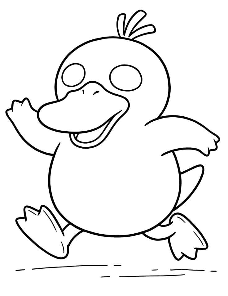 Coloriage Psykokwak Gratuit