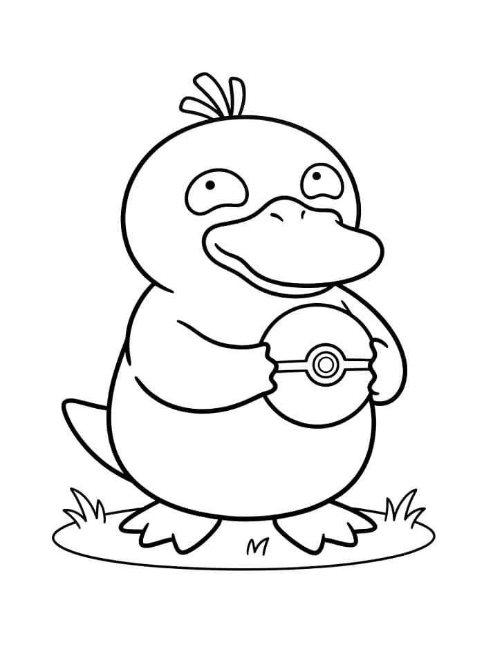 Coloriage Psykokwak