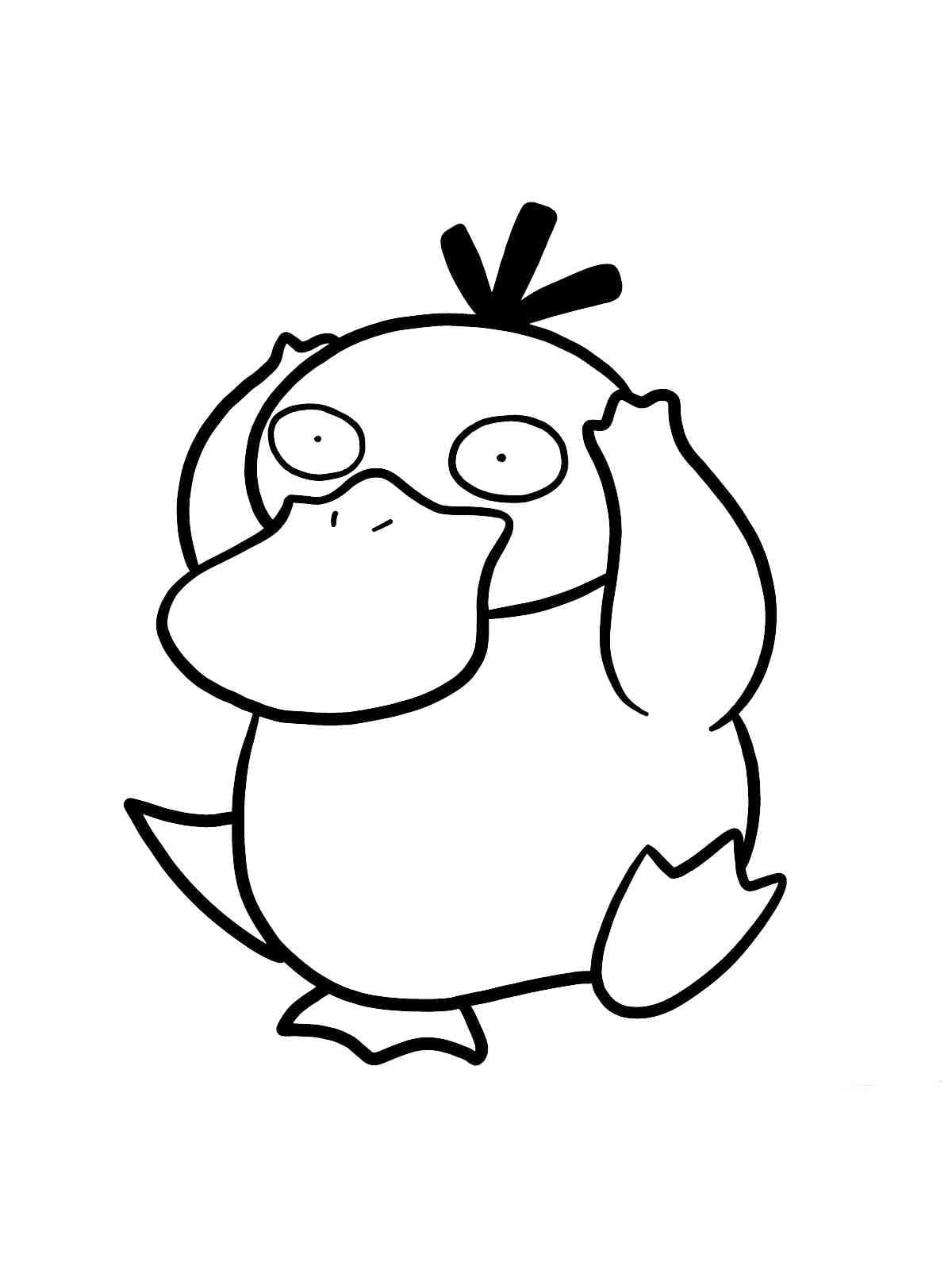 Coloriage Psykokwak Pokemon