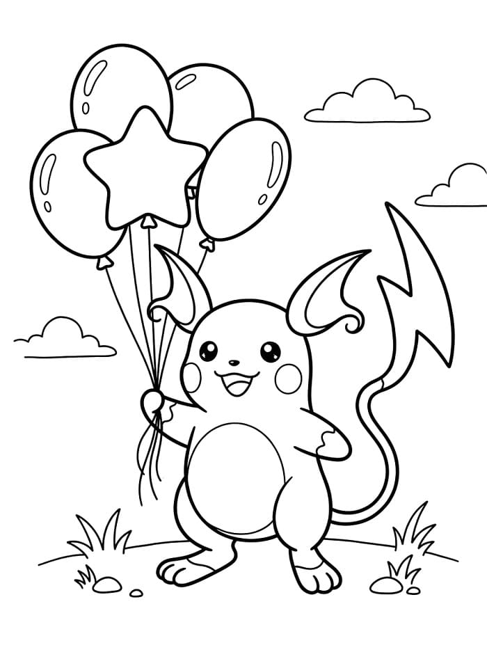 Coloriage Raichu
