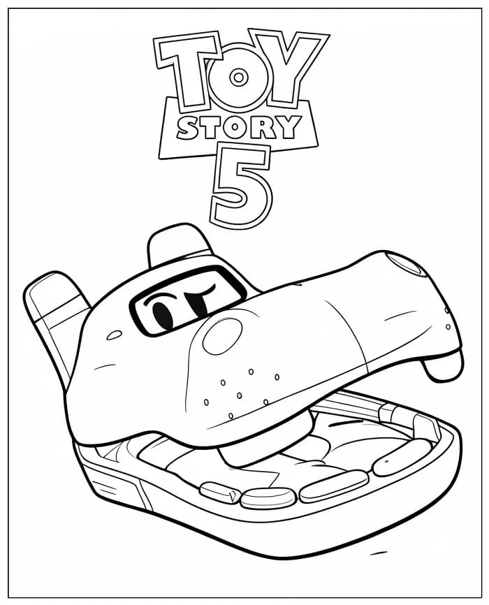 Coloriage Toy Story 5 Atlas