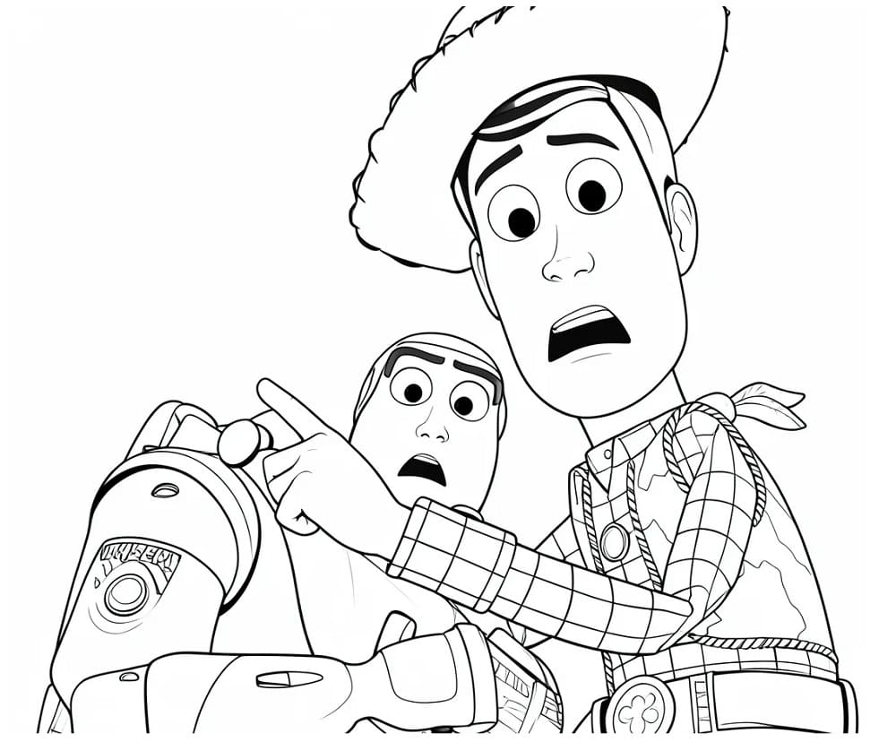 Coloriage Toy Story 5 Imprimable Gratuit Pour les Enfants
