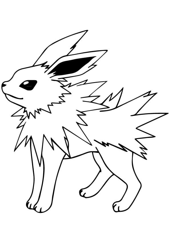 Coloriage Voltali amical